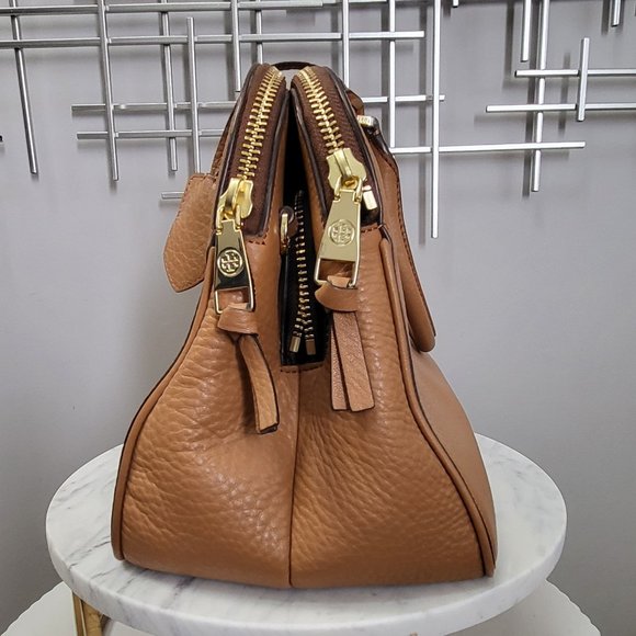 Tory Burch Robinson Triple Zip Dome Satchel - Picture 3 of 6